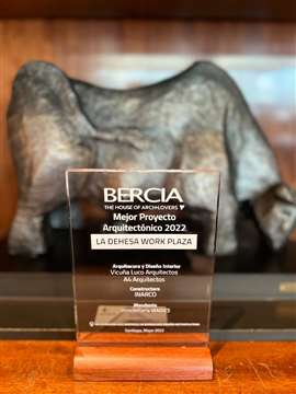 Inarco gana premio Bercia al mejor proyecto arquitectónico 2022