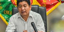 El ministro de Obras Públicas, Edgar Montaño. (Foto: Ministerio de Obras Públicas, Servicios y Vivienda, Bolivia)