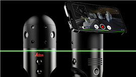 El BLK2GO Pulse combina un escáner y una aplicación para teléfono inteligente (Foto: Leica Geosystems)