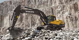 Volvo lança nova escavadeira EC350DL