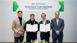 CNH y HD Hyundai anunciaron una nueva colaboración. 