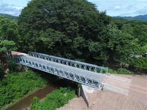 Acrow Bridge in Honduras