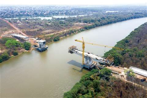 El puente sobre el río Cuiabá, unirá el Parque del Lago en Várzea Grande con el Parque Atalaia en la capital.