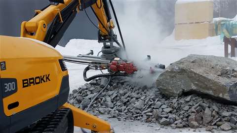With the range of attachments available, demolition robot can become a multi-purpose machine that opens up new revenue opportunities 