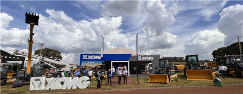 XCMG estuvo presente en la última edición de Agrishow, en Brasil.