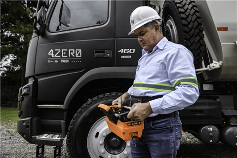 El camión 4.ZERO cuenta con alta tecnología y será utilizado en grandes obras.