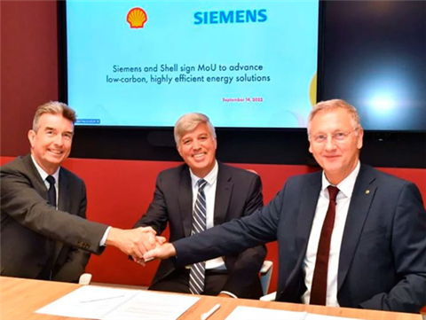 Shell y Siemens avanzan en proyectos de hidrógeno y biocombustibles verdes