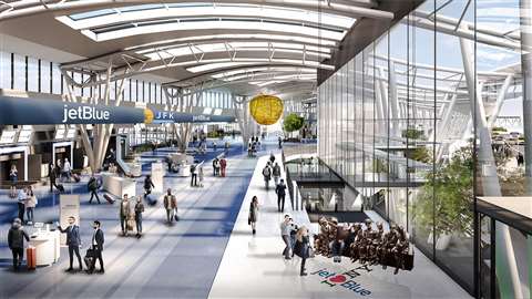 rendering of JFK airport